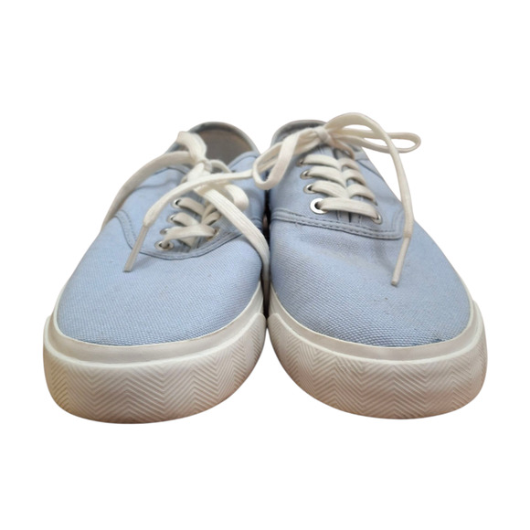 Lacoste Blue Women's Canvas Lace Up Sneaker size - Picture 5 of 7